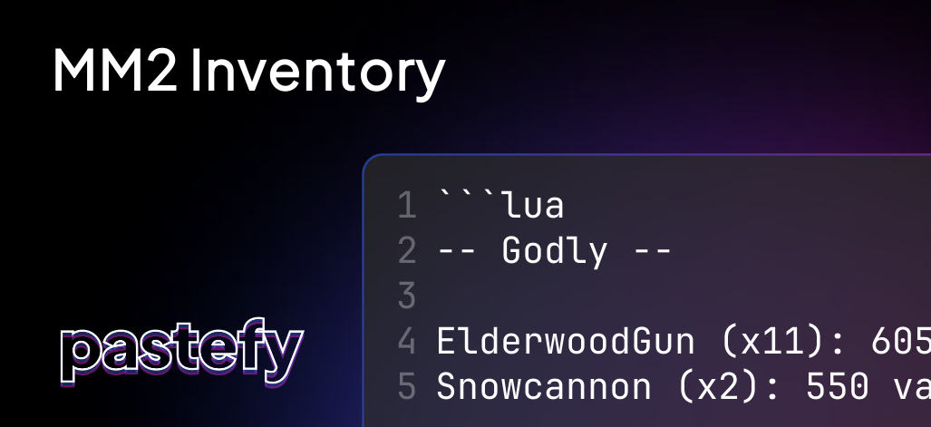 MM2 Inventory