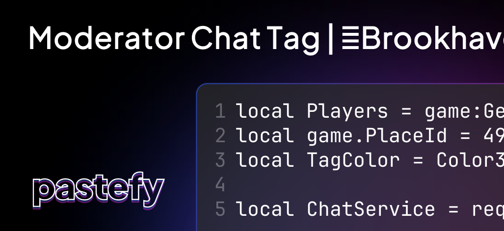 Moderator Chat Tag | 🏡Brookhaven-RP