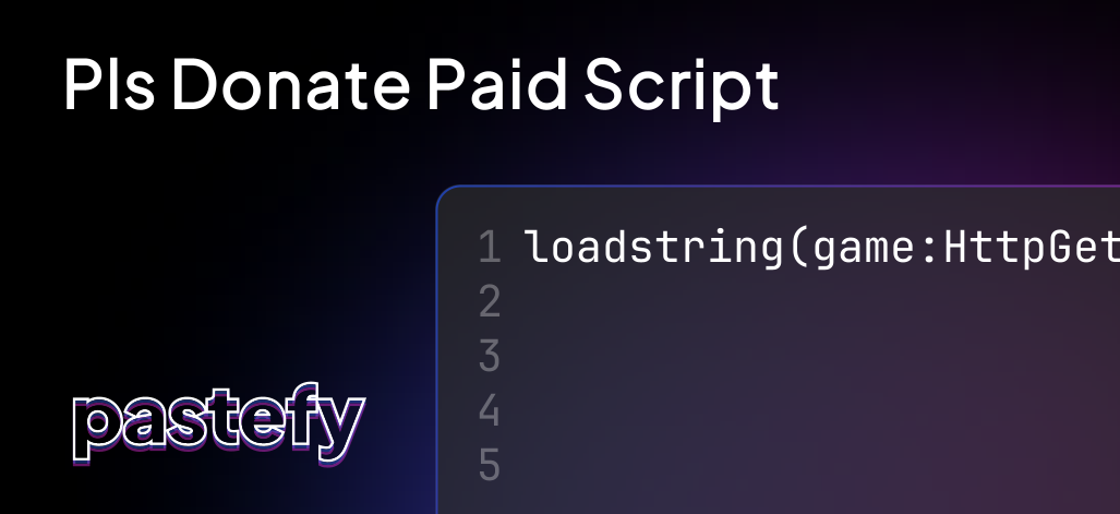 Pls Donate Paid Script