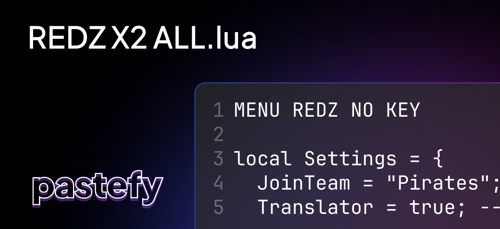 REDZ X2 ALL.lua